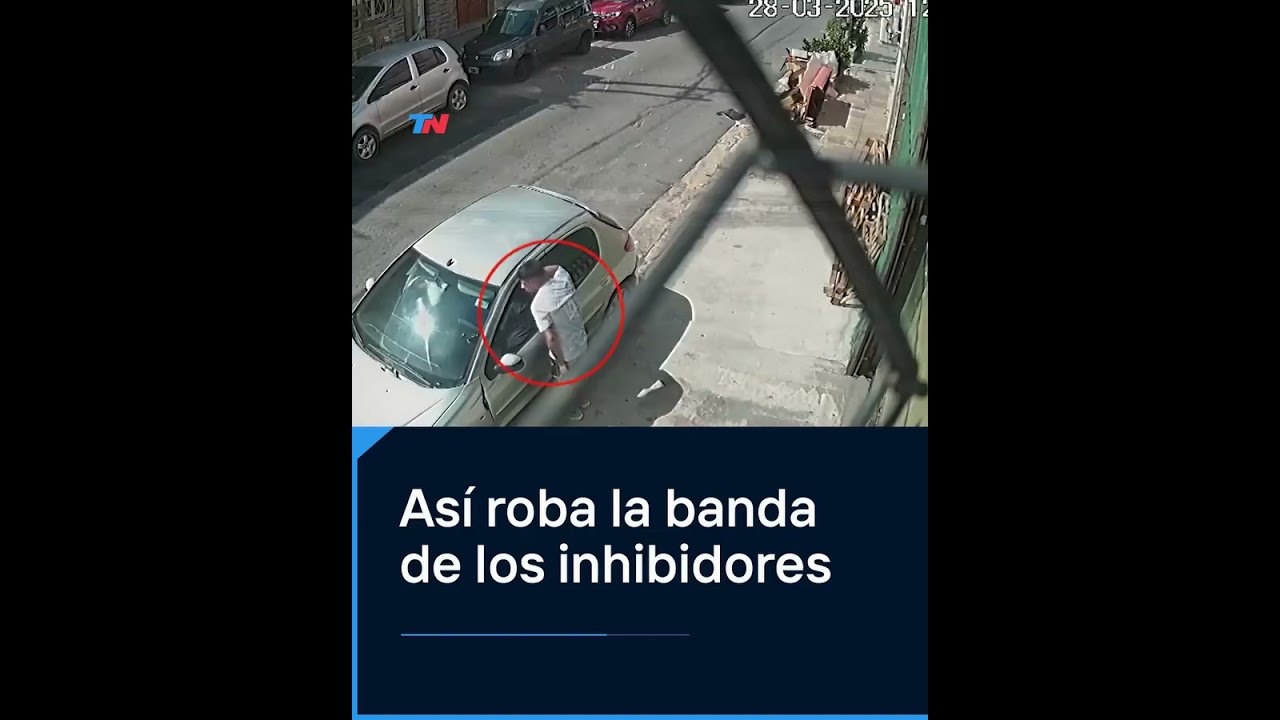 As&iacute; roban autos con inhibidores en La Matanza