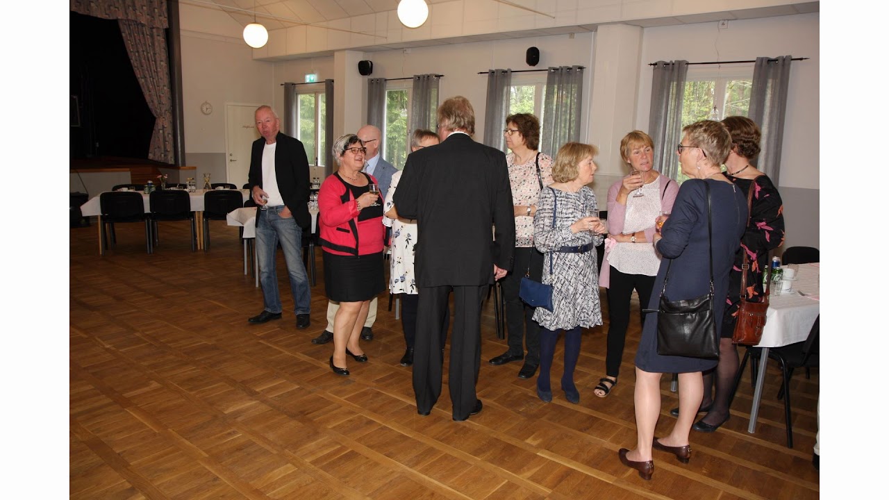 Bilder fr&aring;n &Aring;ke Folins 70-&aring;rs fest i Bl&auml;dinge den 18/5-2019.