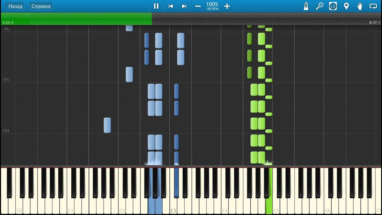 E.Waldteufel - Les Patineurs (Skater's Waltz) Op.183. Piano (Synthesia)