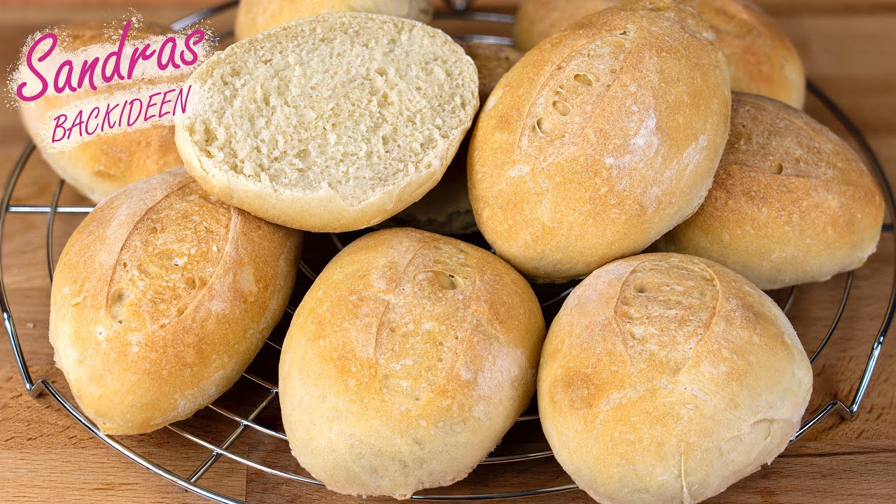 Sonntagsbrötchen - Brötchen wie vom Bäcker | Brötchen backen