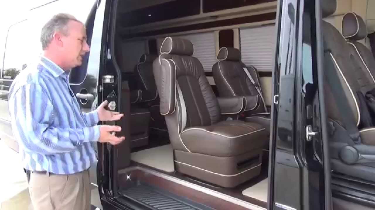 Guy at Holmes Sprinter explains the custom Mercedes Benz Limo