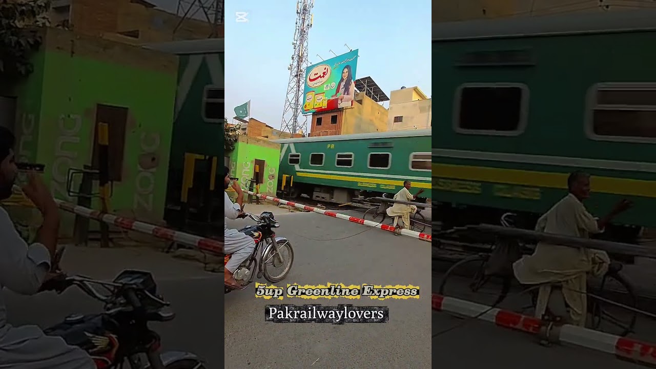 5up Greenline Express Passing Through Okara Only 4 Hours Delay...