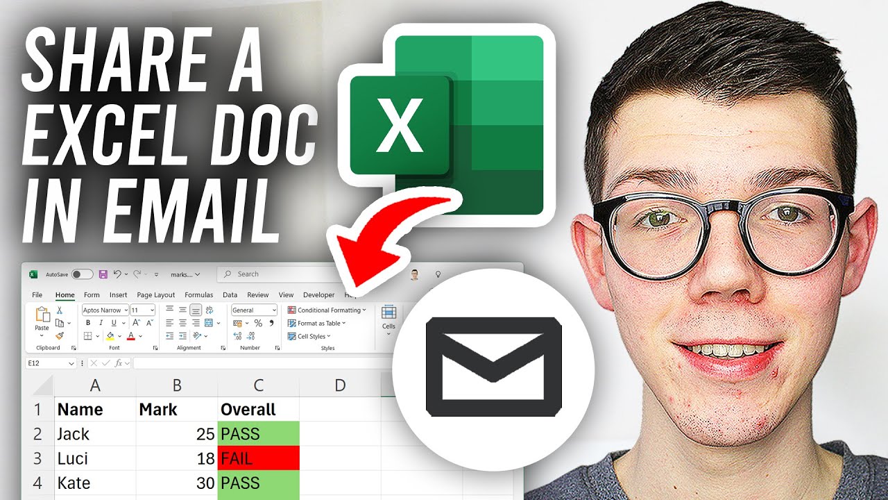 How To Share Excel File In An Email - Full Guide