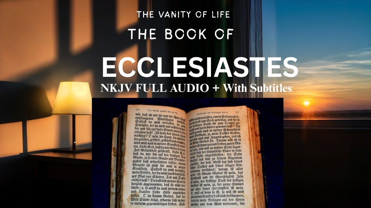 The Book of Ecclesiastes  NKJV | Full Audio Bible with Text & Subtitles (Everything is Vanity)