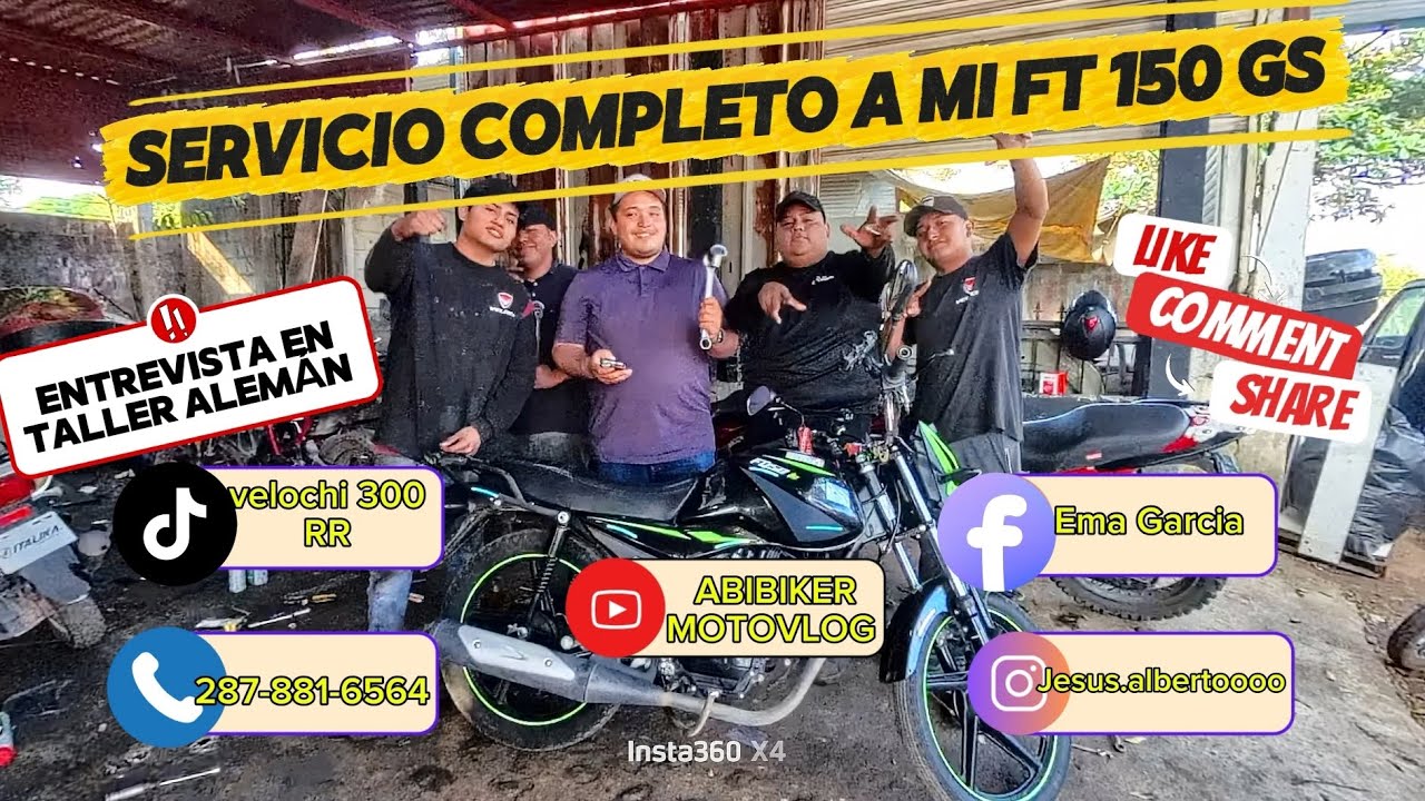 Servicio COMPLETO a la ft 150 GS del canal 📝🏍️¿Que aceite usó y consejos sobre el mantenimiento?😎💯🤟