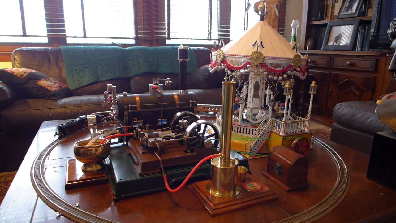 Marklin 16051 Steam Engine and Marklin 16121 Carousel