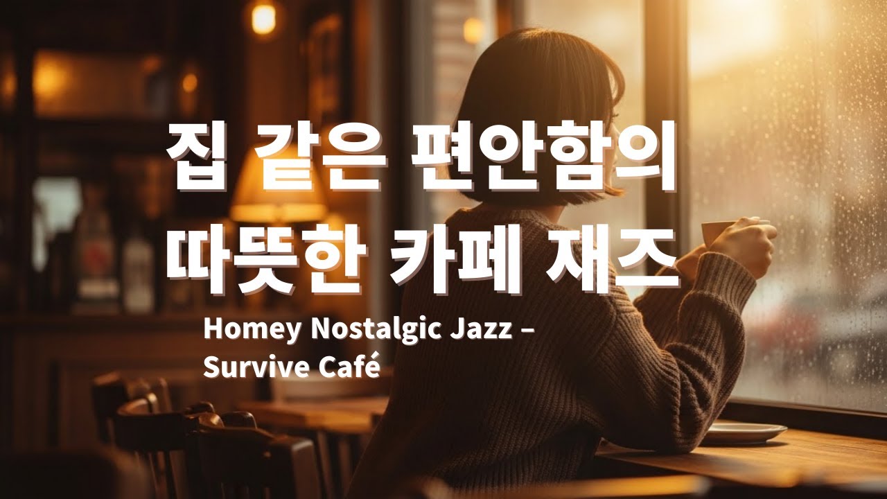 🏠Homey & Nostalgic Jazz | 집 같은 편안함의 따뜻한 카페 재즈 1시간 – Cozy Warm Jazz Playlist