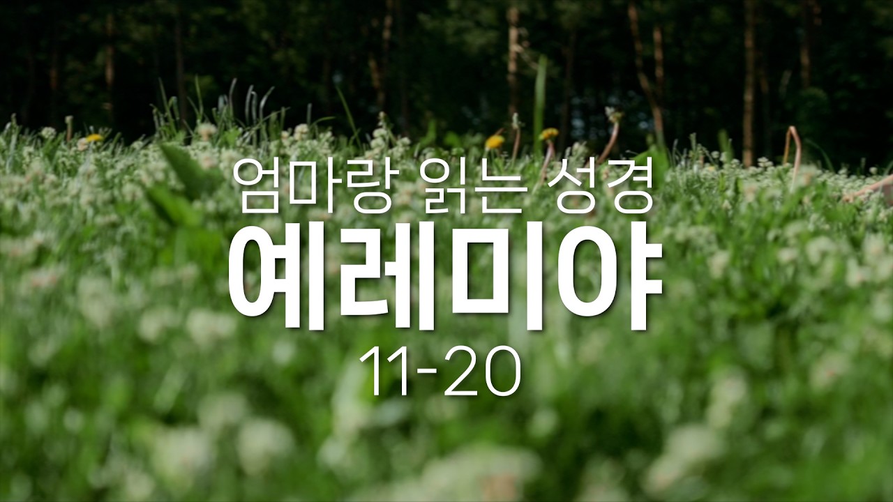 예레미야 / Jeremiah. / 11-20장. (1년 3독) 예수님의 빛