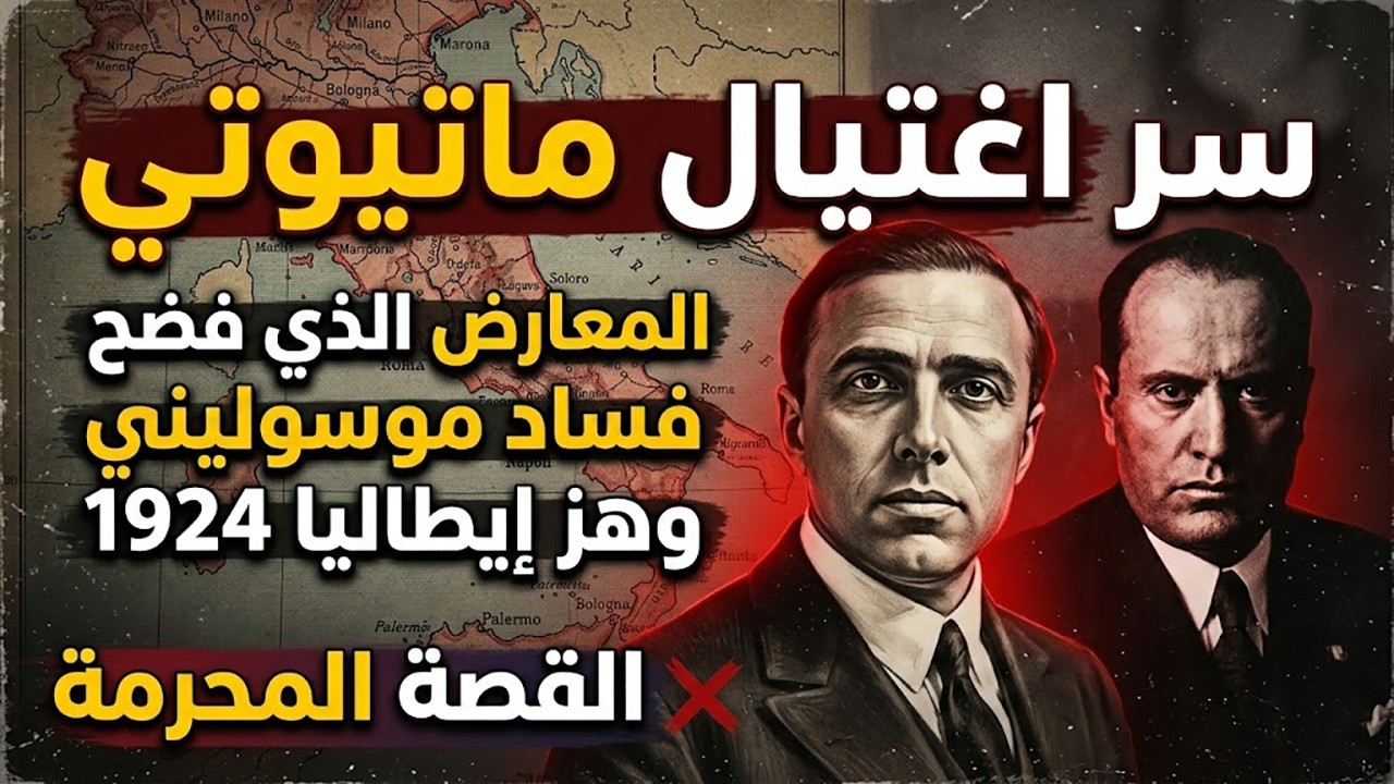 سر اغتيال ماتيوتي: المعارض الذي فضح فساد موسوليني وهز إيطاليا 1924 - القصة المحرمة