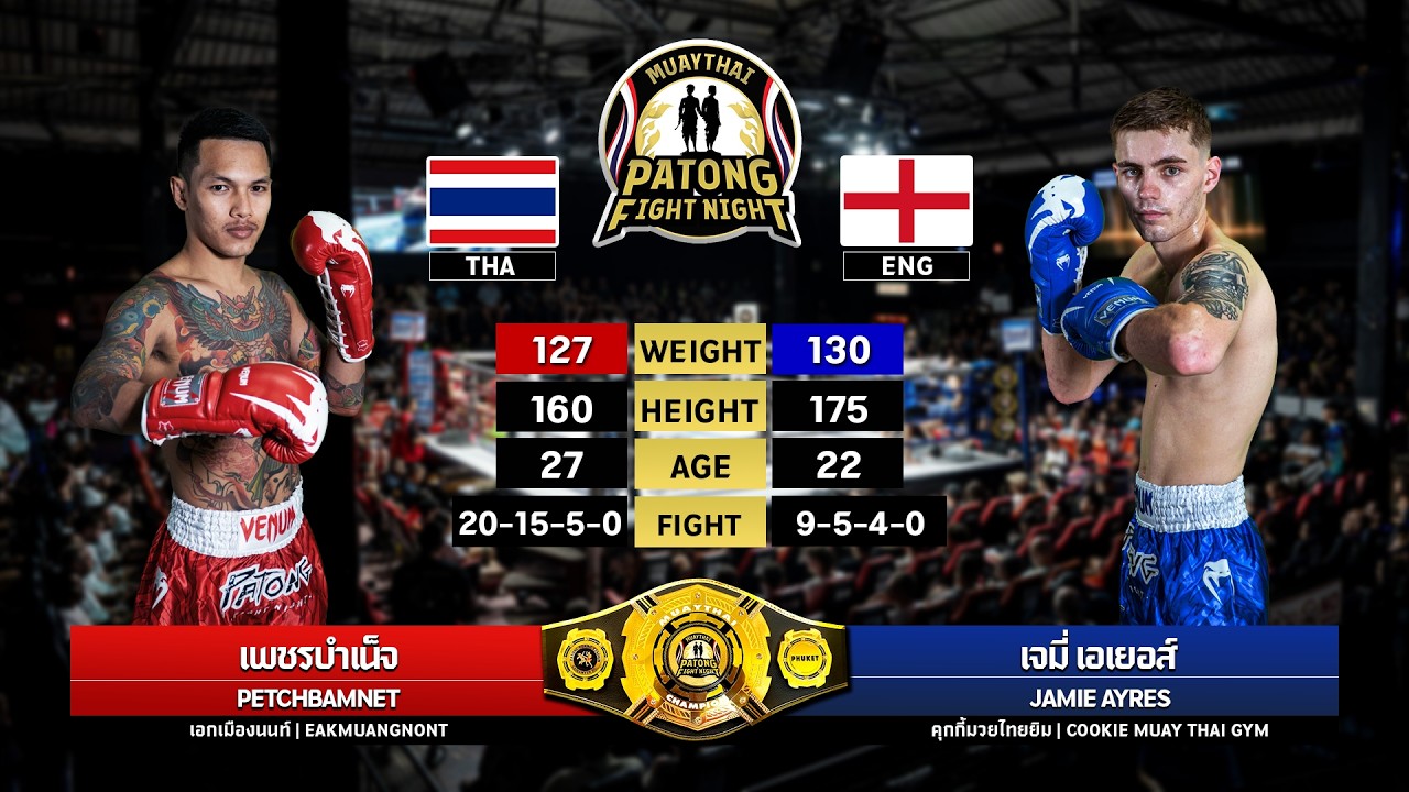 Petchbamnet Eakmuangnon VS Jamie Ayres Cookie Muay Thai Gym