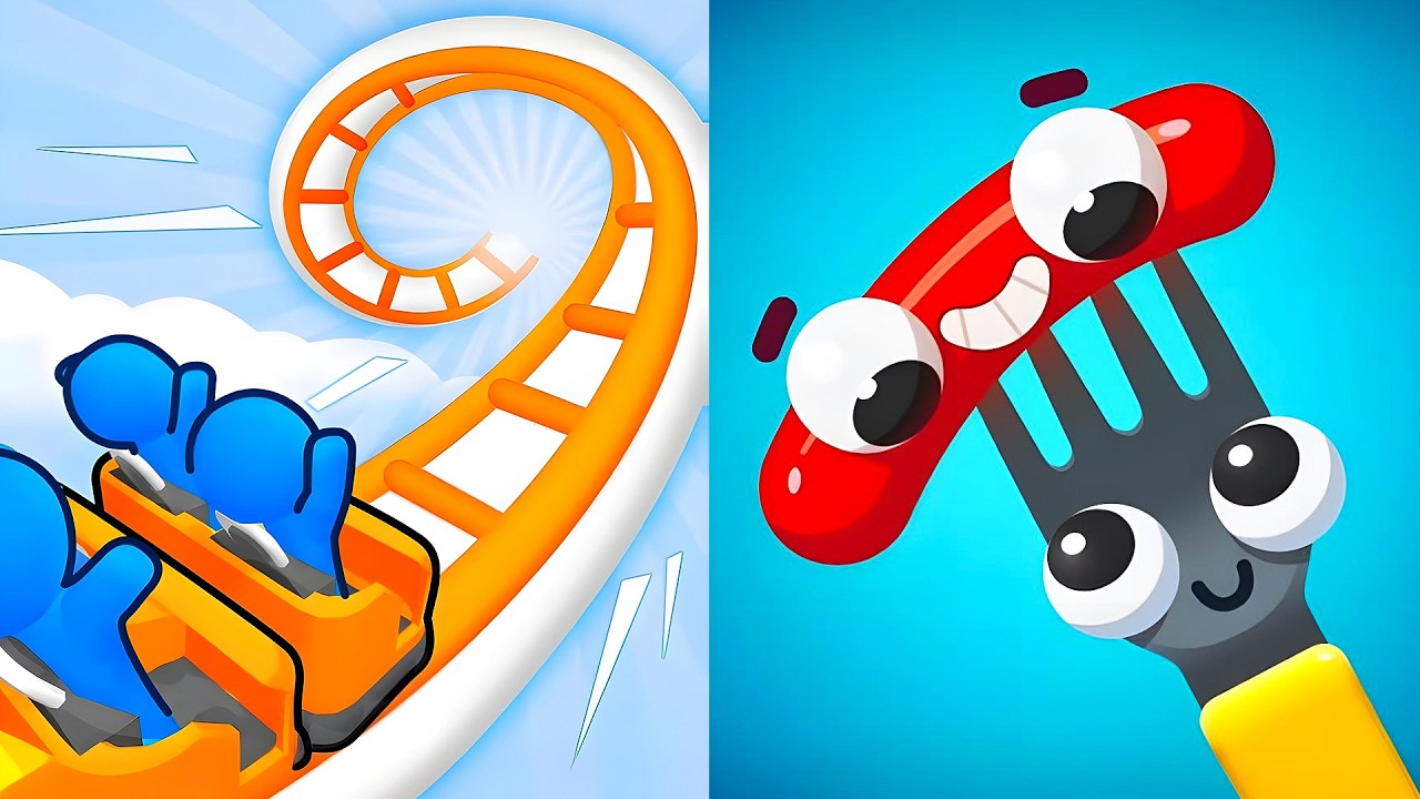 NEW Update 2026 🔥 Runner Coaster vs Fork N Sausage - MAX Level Challenge!