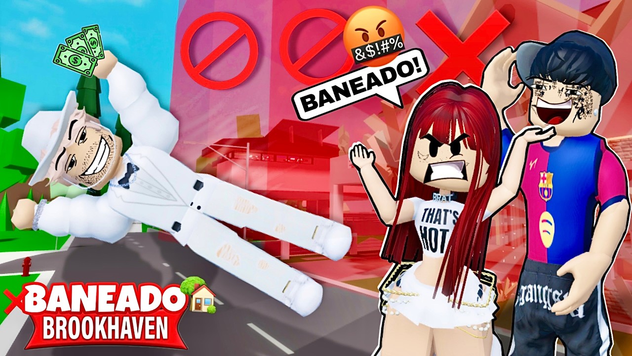 ME BANEAN ❌😈 DE TODAS LAS CASAS 🏡 DE BROOKHAVEN
