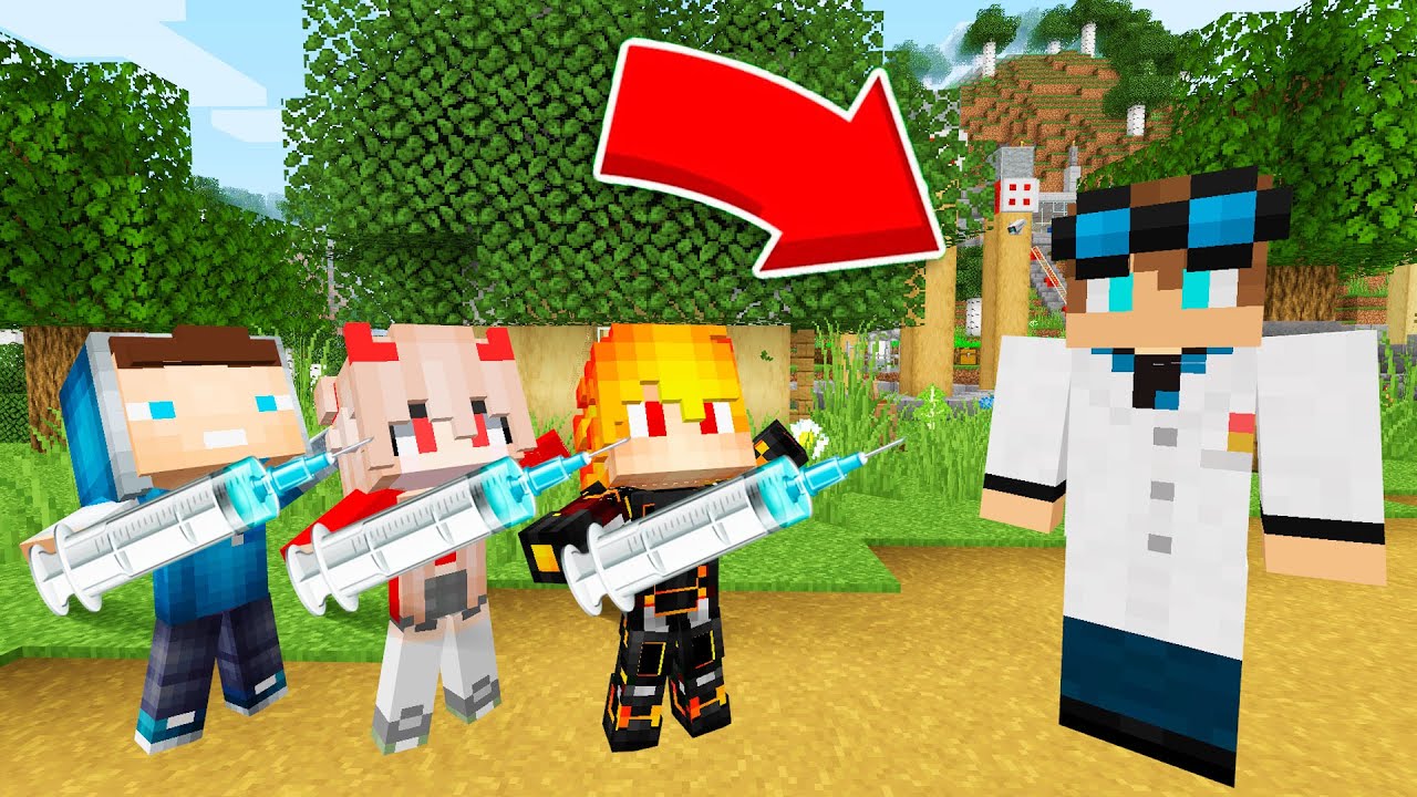 ЗАЧЕМ НАС С РЕБЯТАМИ САМЫЙ БОЛЬШОЙ УКОЛ В МАЙНКРАФТ ! Алексбой Minecraft
