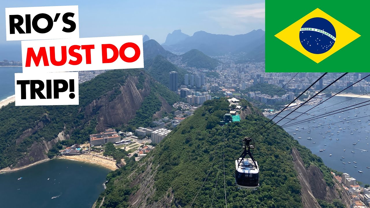 I WAS SCARED!  Riding the INCREDIBLE Sugar Loaf Mountain Cable Car, Rio de Janeiro