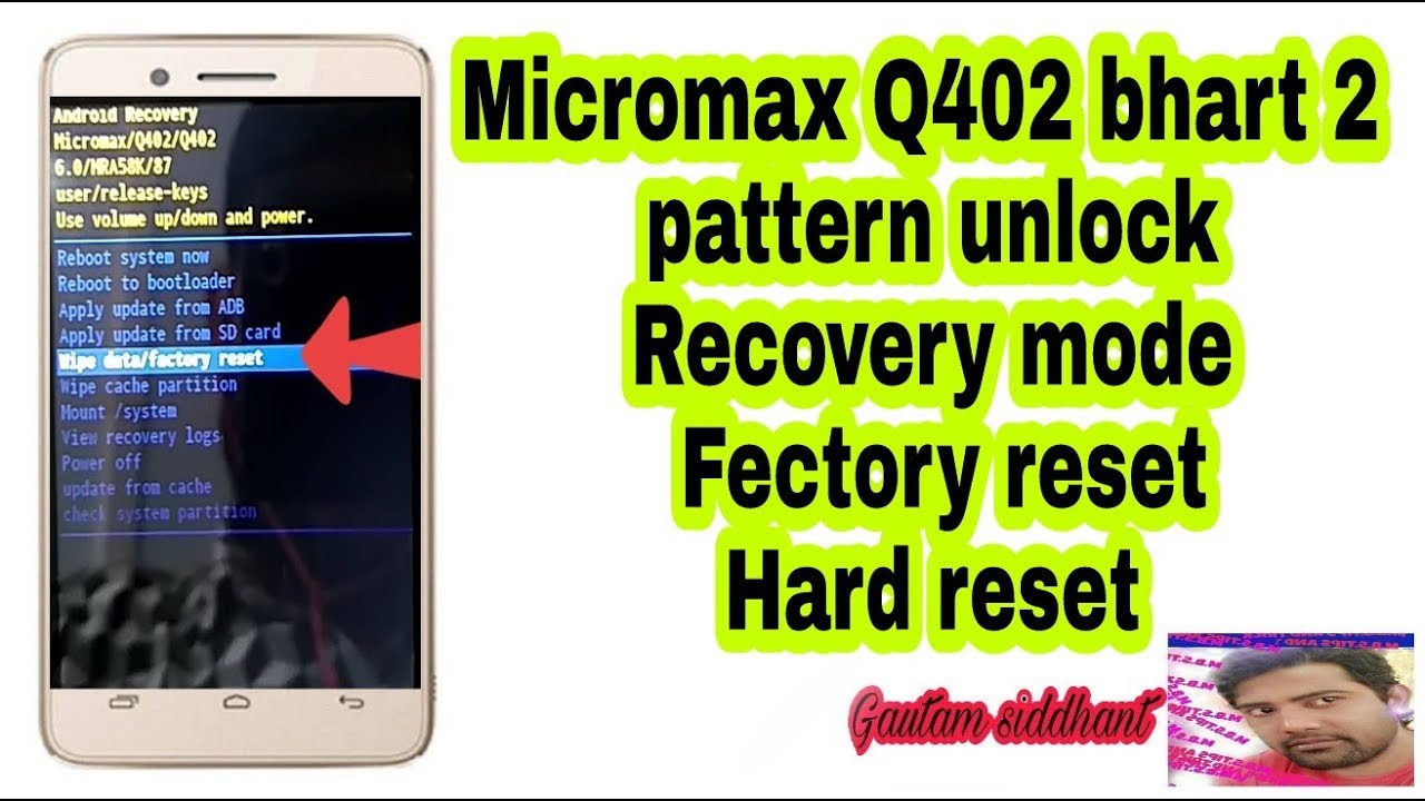 Micromax Q402 hard Reset