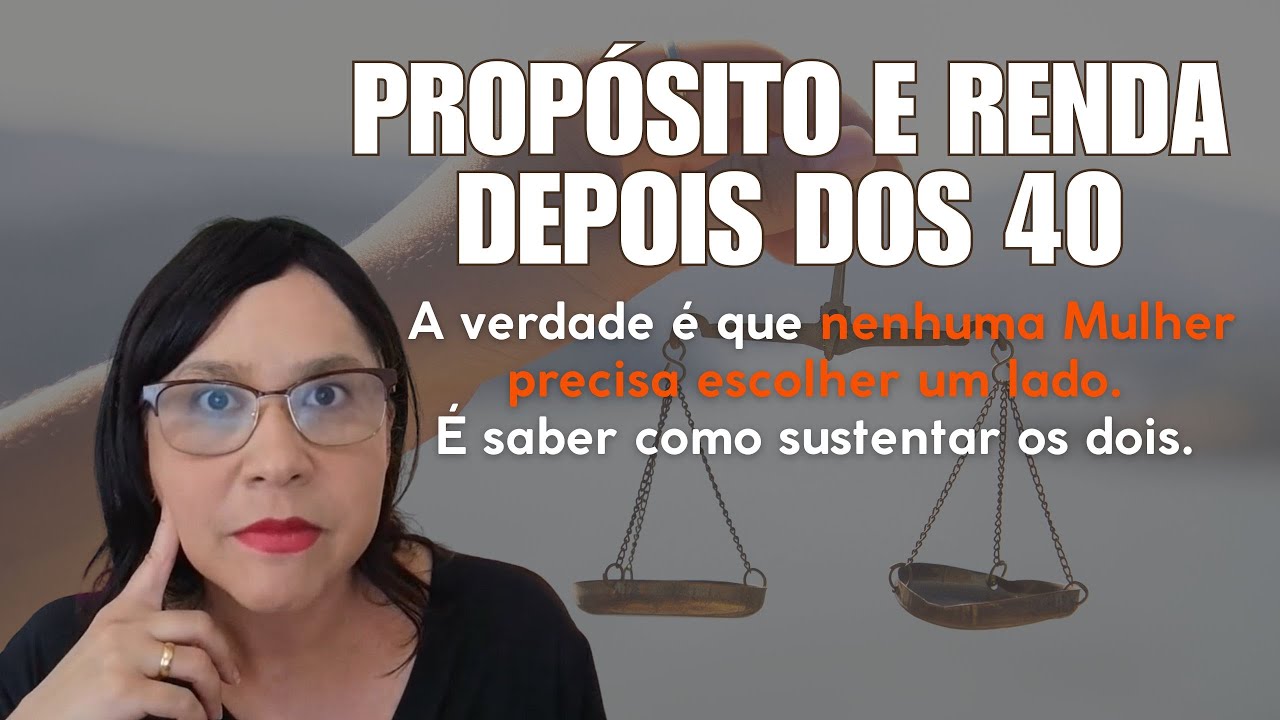 Me disseram que eu teria que escolher: propósito ou dinheiro. Escolhi os dois.