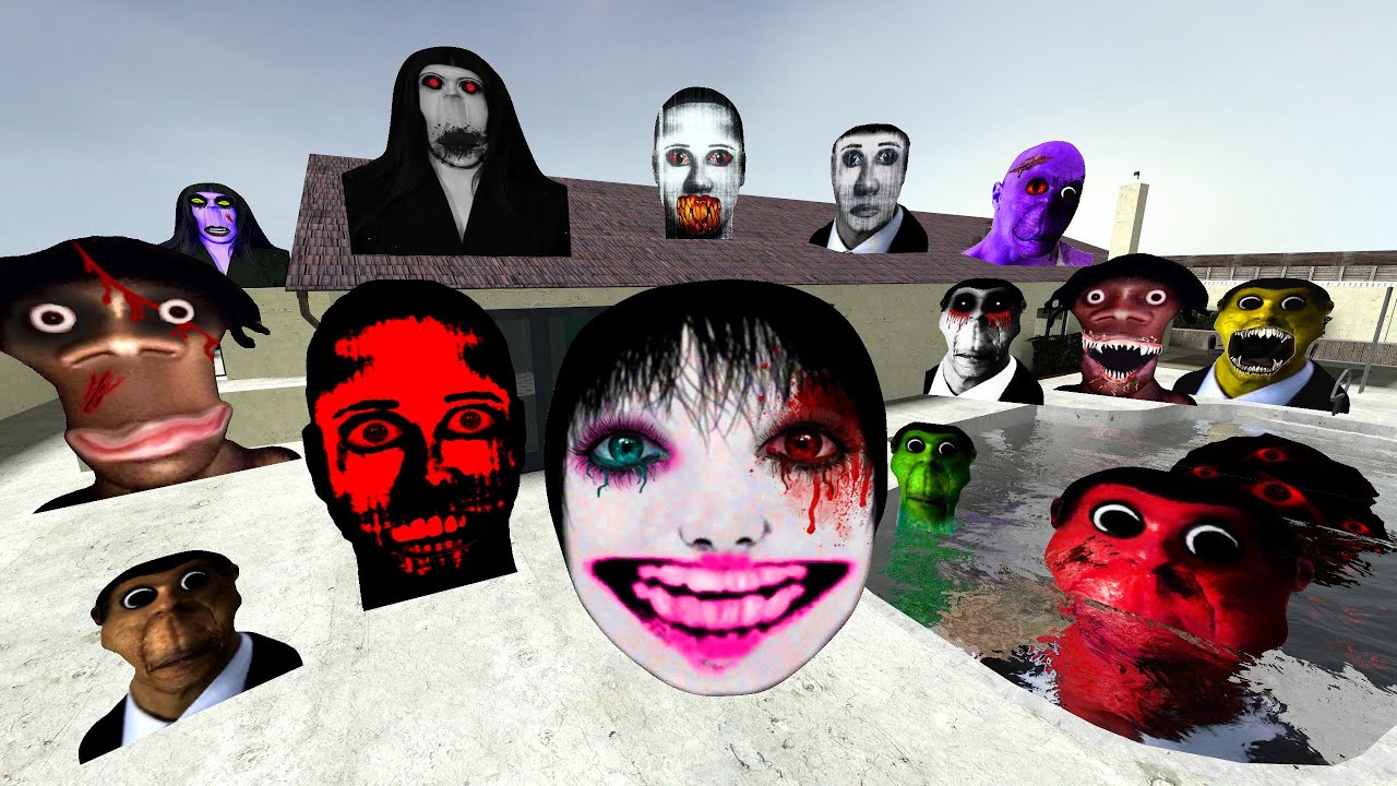 Obunga, Selene, Rosalia, Yoshie, Haunted House | Nextbot Chase GMOD
