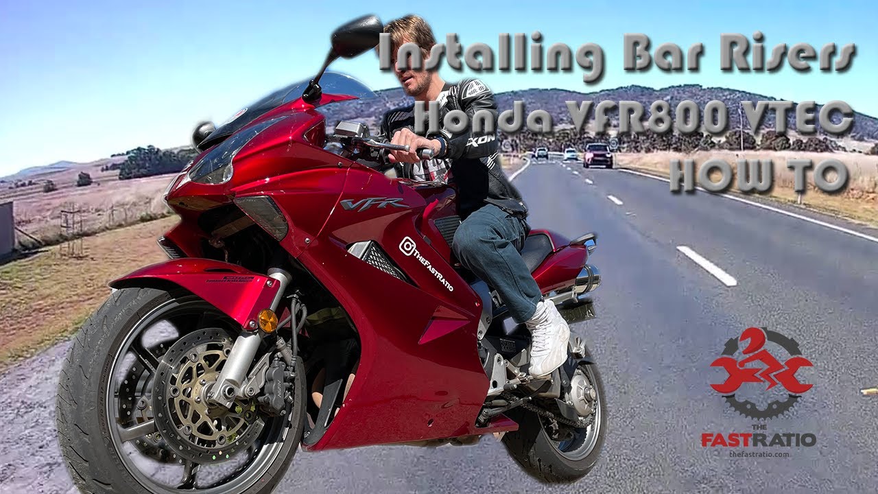Bar Riser Installation on Honda VFR800