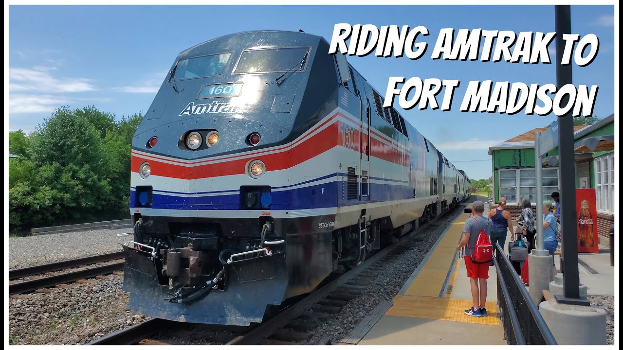 [4K] Riding Amtrak's Southwest Chief to Fort Madison, IA