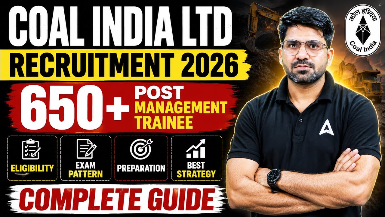 Coal India MT Recruitment 2026 | 650+ Posts | Eligibility, Exam Pattern & Strategy