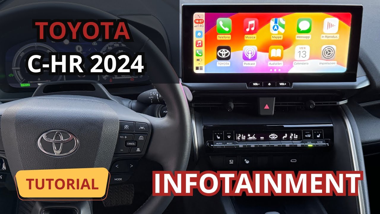 TOYOTA C-HR 2024 | TUTORIAL INFOTAINMENT