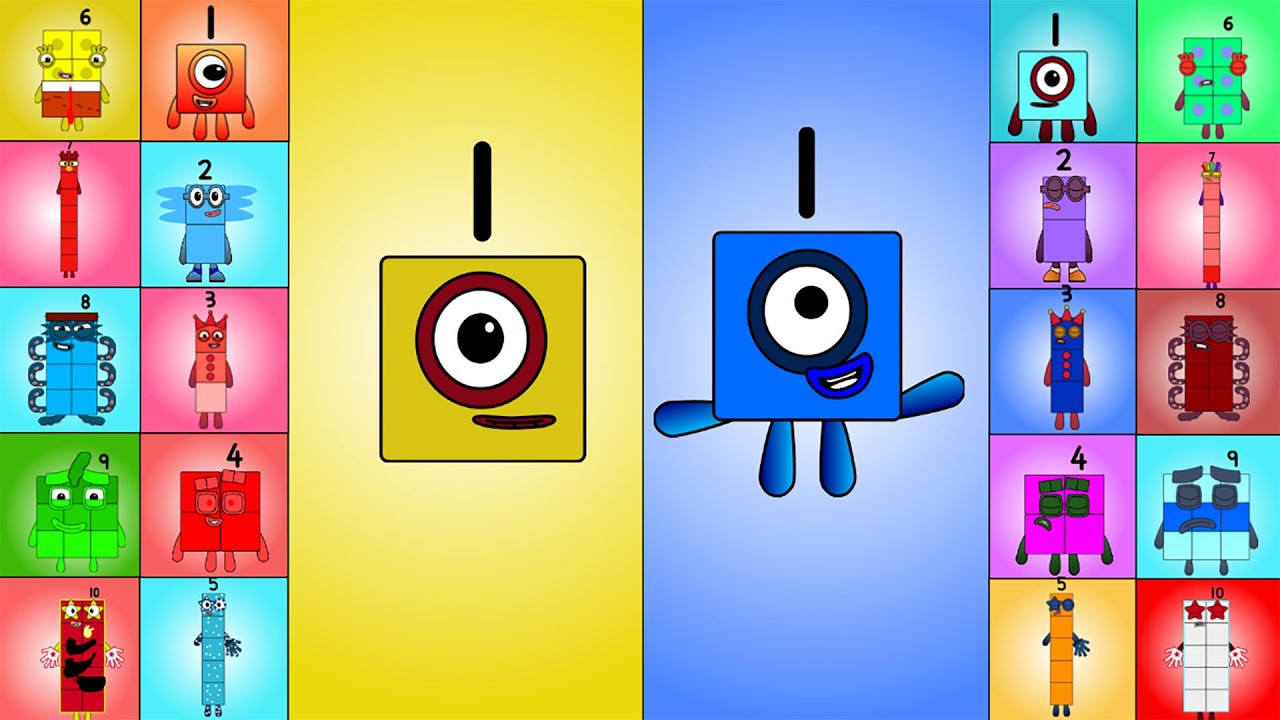 Mashup: Numberblocks Band Darks vs Numberblocks Band Sprunki 1 2 3 I Video Contest 2026!!!
