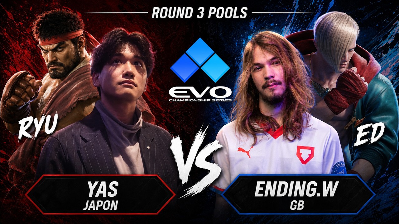 🔥SF6 - ENDINGWALKER (Ed) vs YAS (Ryu) ▰  EVO - Capcom Pro Tour 2026🔥