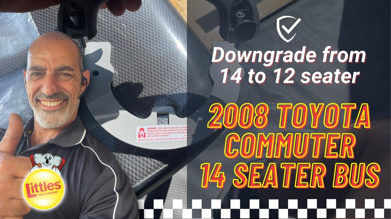 2008 Toyota Commuter Conversion from 14 to 12 Seater | Littles Child Restraints