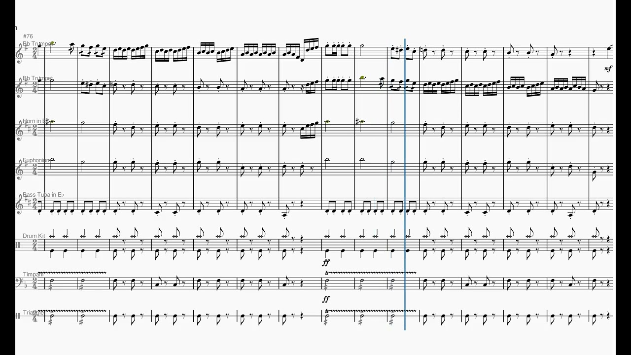 NEW William Tell Overture Finale, Brass Quintet & Perc, arr: Harmer Borstall  @HarmerBorstallMusic