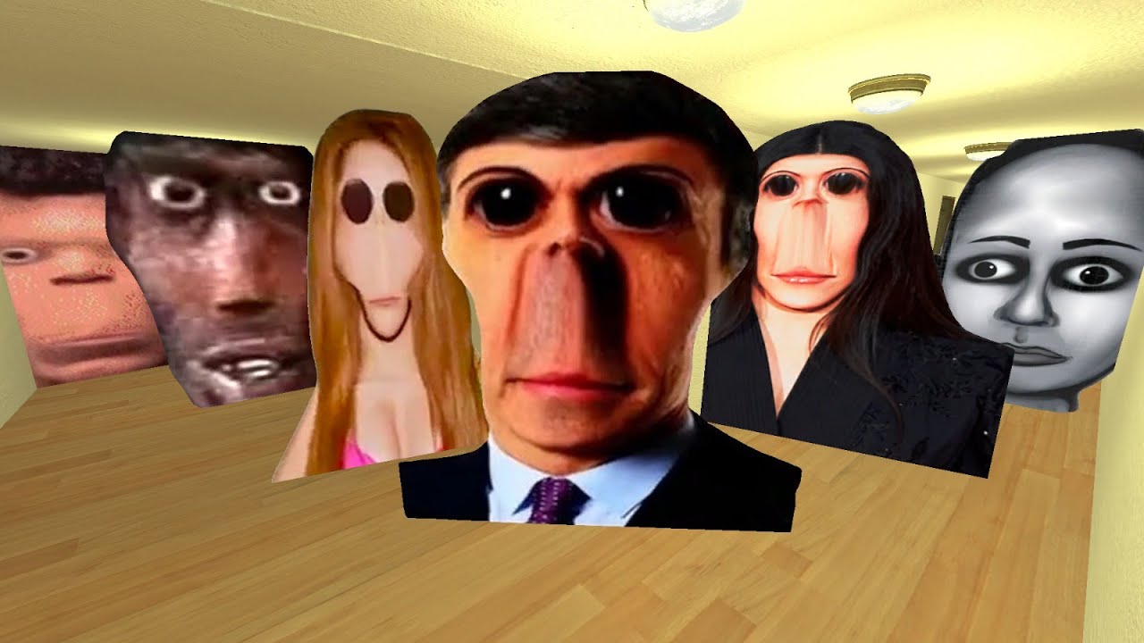 Rosalia Bizcochito Family, Obunga Family, Goofy Ahh And Selene Art Nextbot Gmod