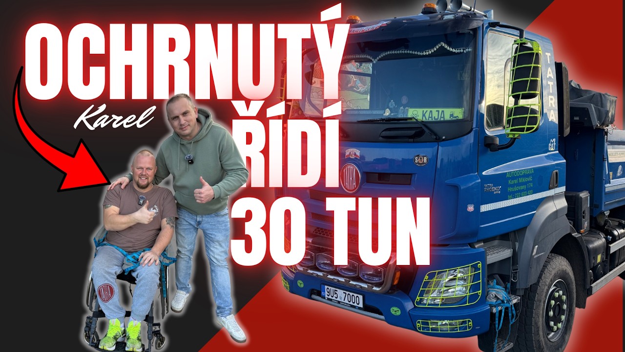 😮 OCHRUNTÝ borec KAREL řídí 30 tunový KOLOS! Po nehodě ochrnul… dnes řídí třínápravovou Tatru! 😱