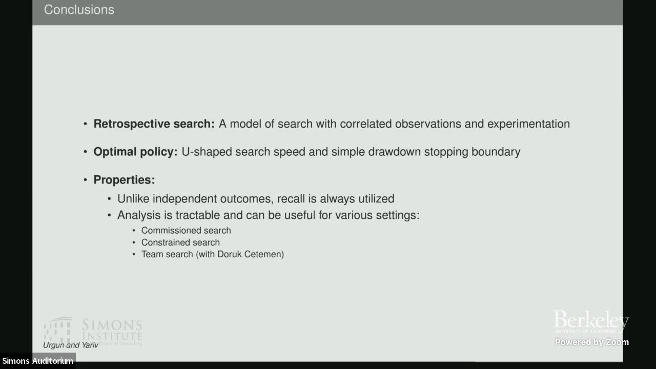 Retrospective Search: Exploration and Ambition on Uncharted Terrain