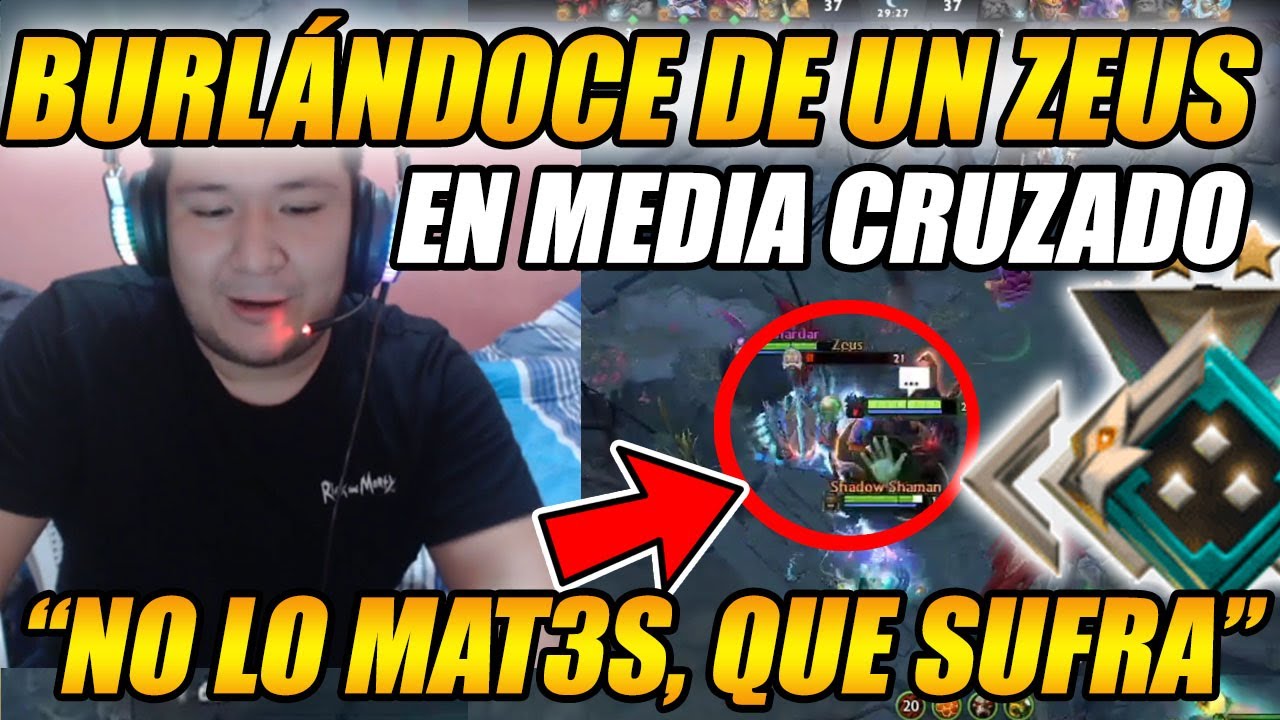 KINGTEKA SE BURLA DE ZEUS QUE NO LO DEJABA FARMEAR EN MID, "NO LO M@T3S, QUE SUFRA" | DOTA 2
