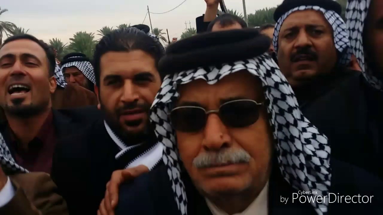 عراضه كبيره بمئات السيارات بقيادة الشيخ العام لعشيرة الحواتم قائد ال راضي الى البوسلامه 1/1/2017