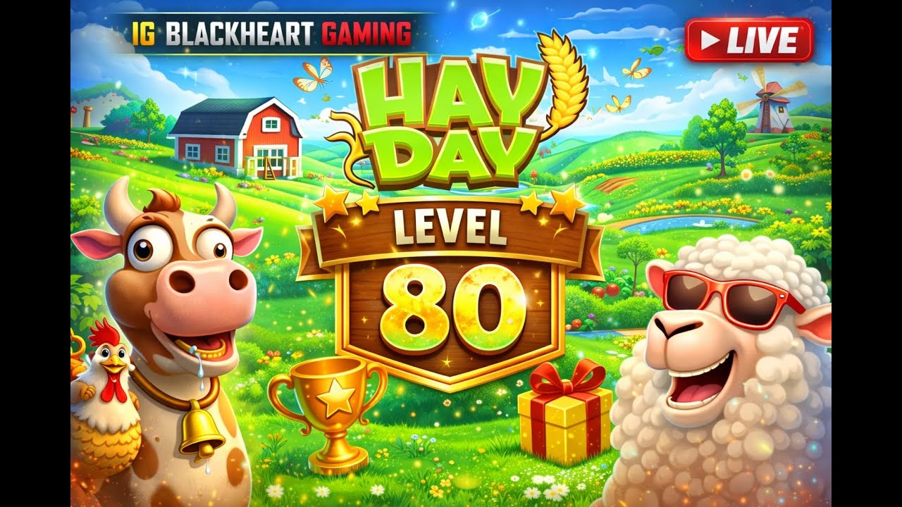🔴 BLACKHEART IS LIVE | HAY DAY LIVE STREAM 🌾🔥
