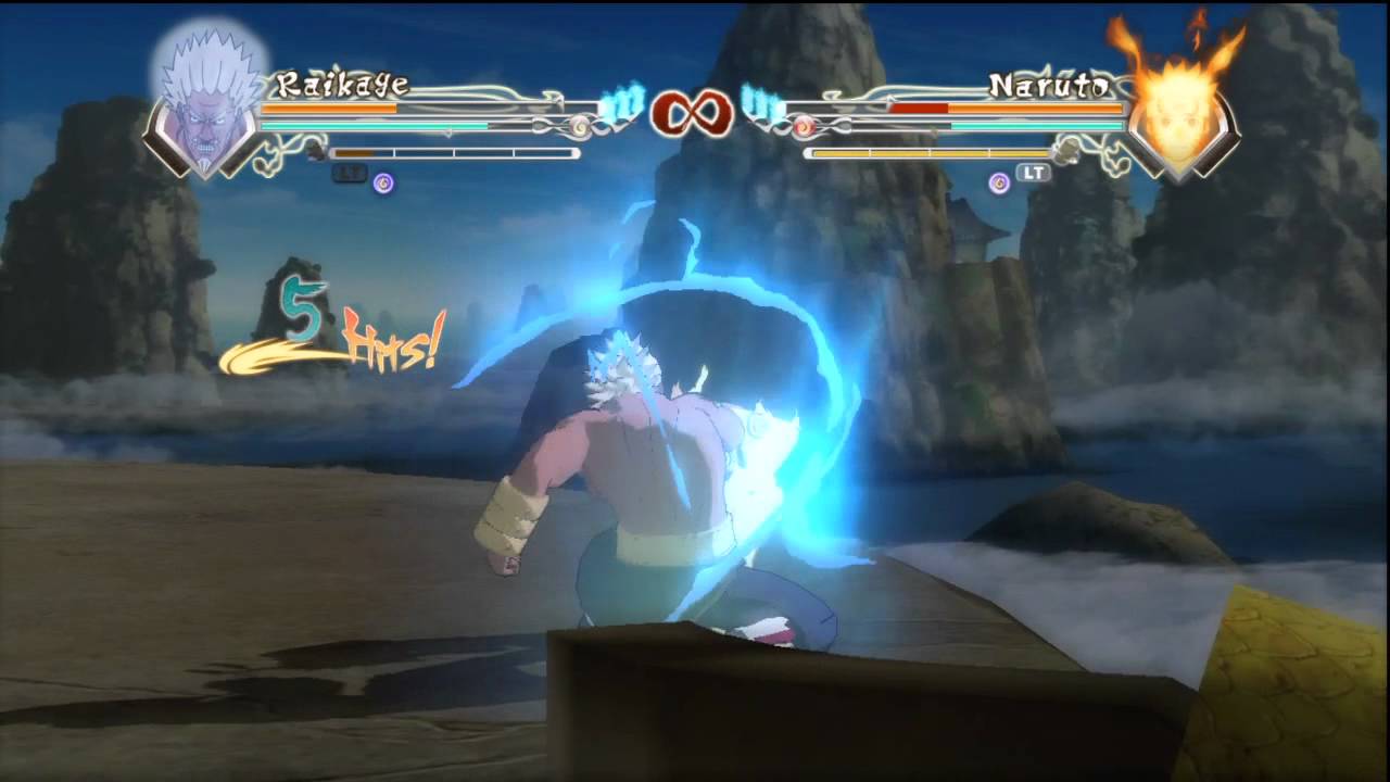 Naruto Generations: V2 Raikage vs KCM Naruto