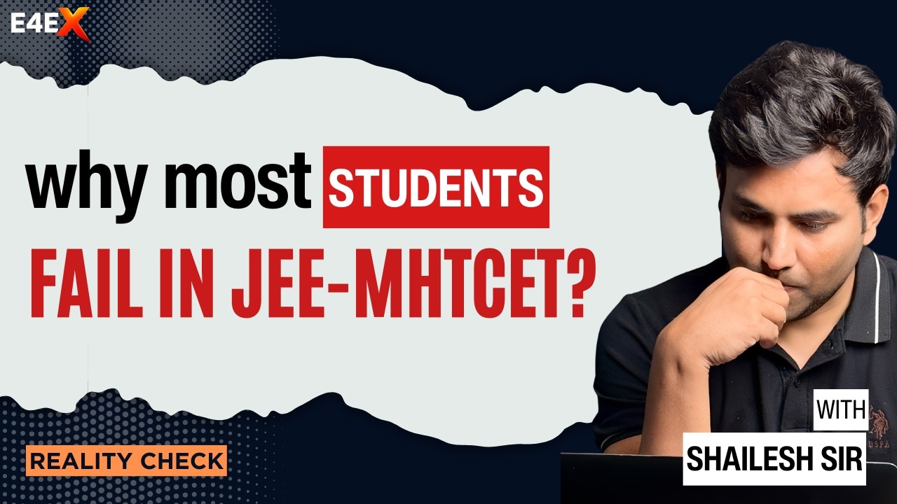 Why Students Fail in Exam Hall? | JEE & MHT-CET | Reality Check