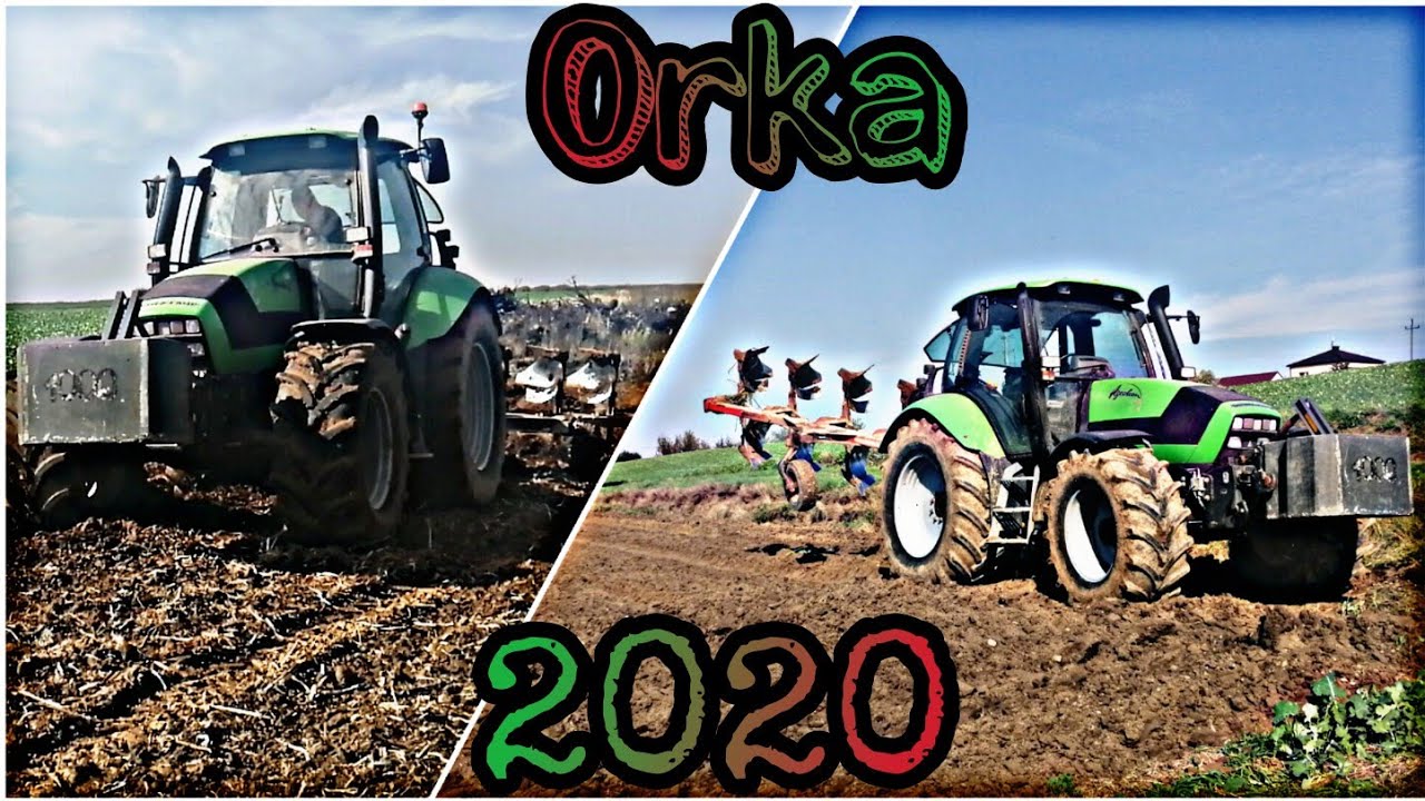 🔥🚜Orka 2020 na 2 Ciągniki 🚜 Deutz Fahr Agrotron 175 & Massey Ferguson 255🚜🔥
