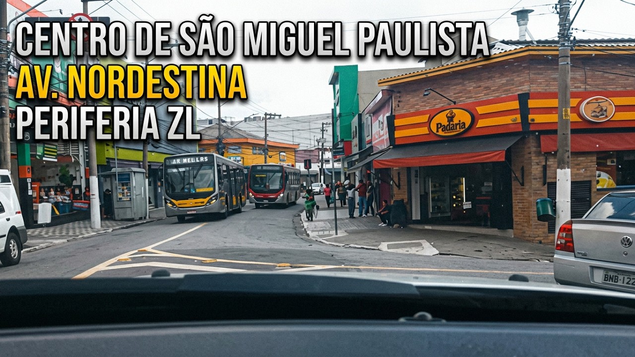 ZL Centro de São Miguel Paulista/Av. Nordestina, periferia de SP