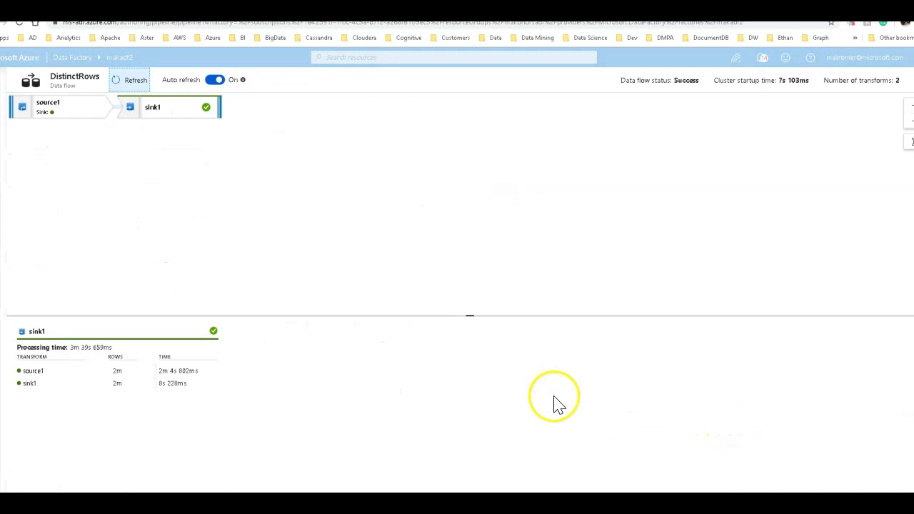 ADF Data Flows Perf 2: Optimize with SQL DB and DW