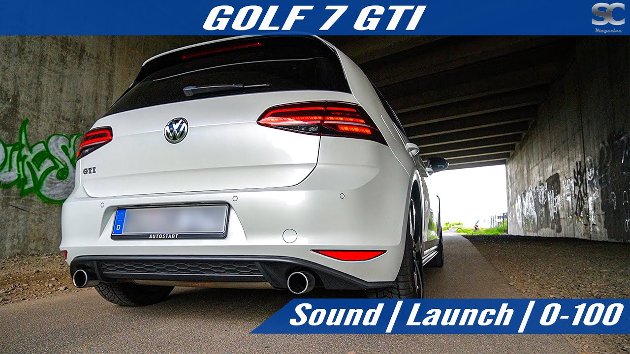VW Golf 7 GTI 220HP (2014) - Sound | Launch | 0-100 | Test Drive POV