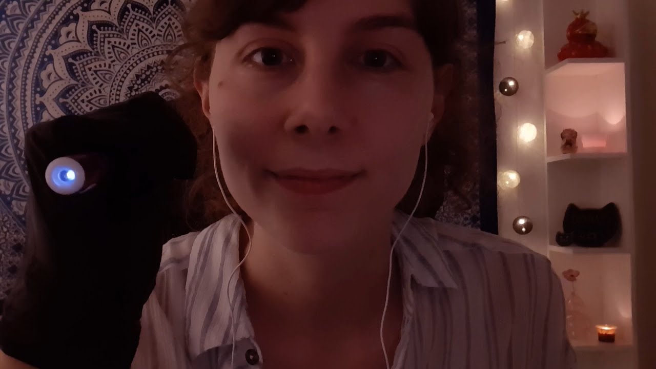 ASMR - hearing test for sleep👂- up close whispers, ear touching - [role play]