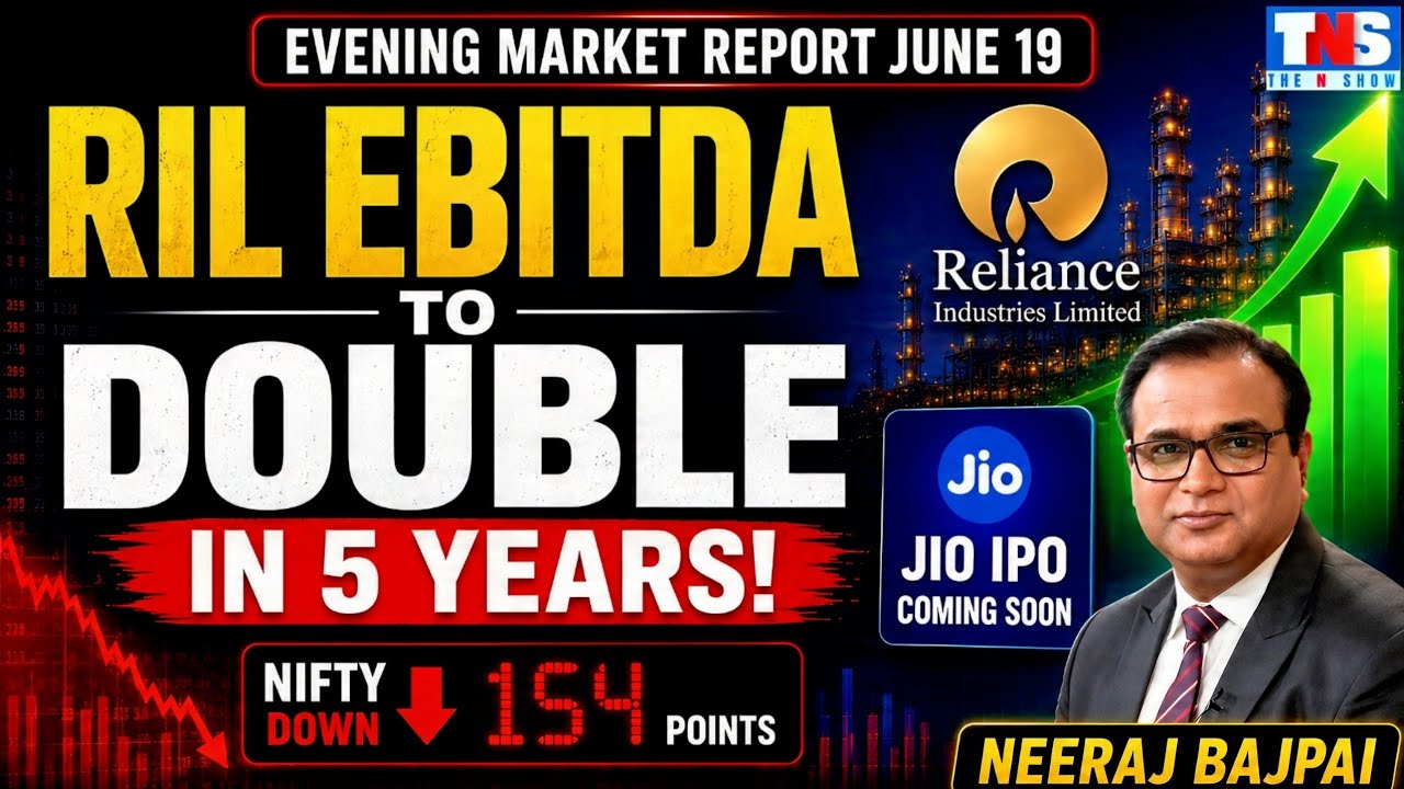 Jio IPO Filed! | Mukesh Ambani's 5-Year Wealth Creation Plan | RIL AGM 2026 | Evening Market Report