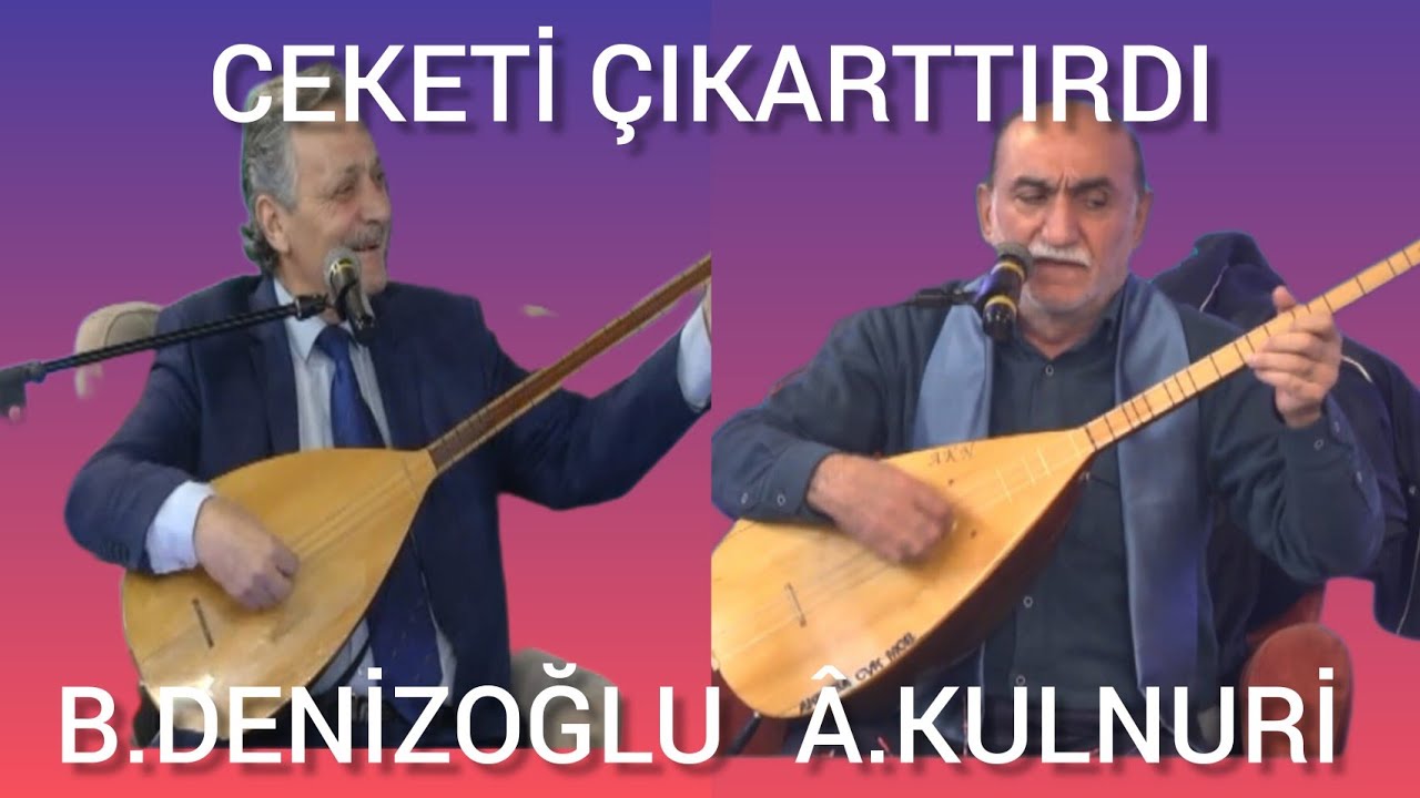 atışma  - Aşık kul nuri fit- Aşık Bayram Denizoglu- kul nuri ceketi çıkardı -