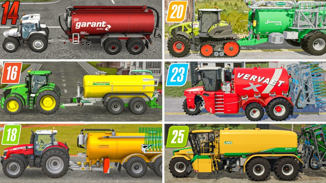 Fs14 vs Fs16 vs Fs18 vs Fs20 vs Fs23 vs Fs25 | Biogas Comparison | Timelapse |