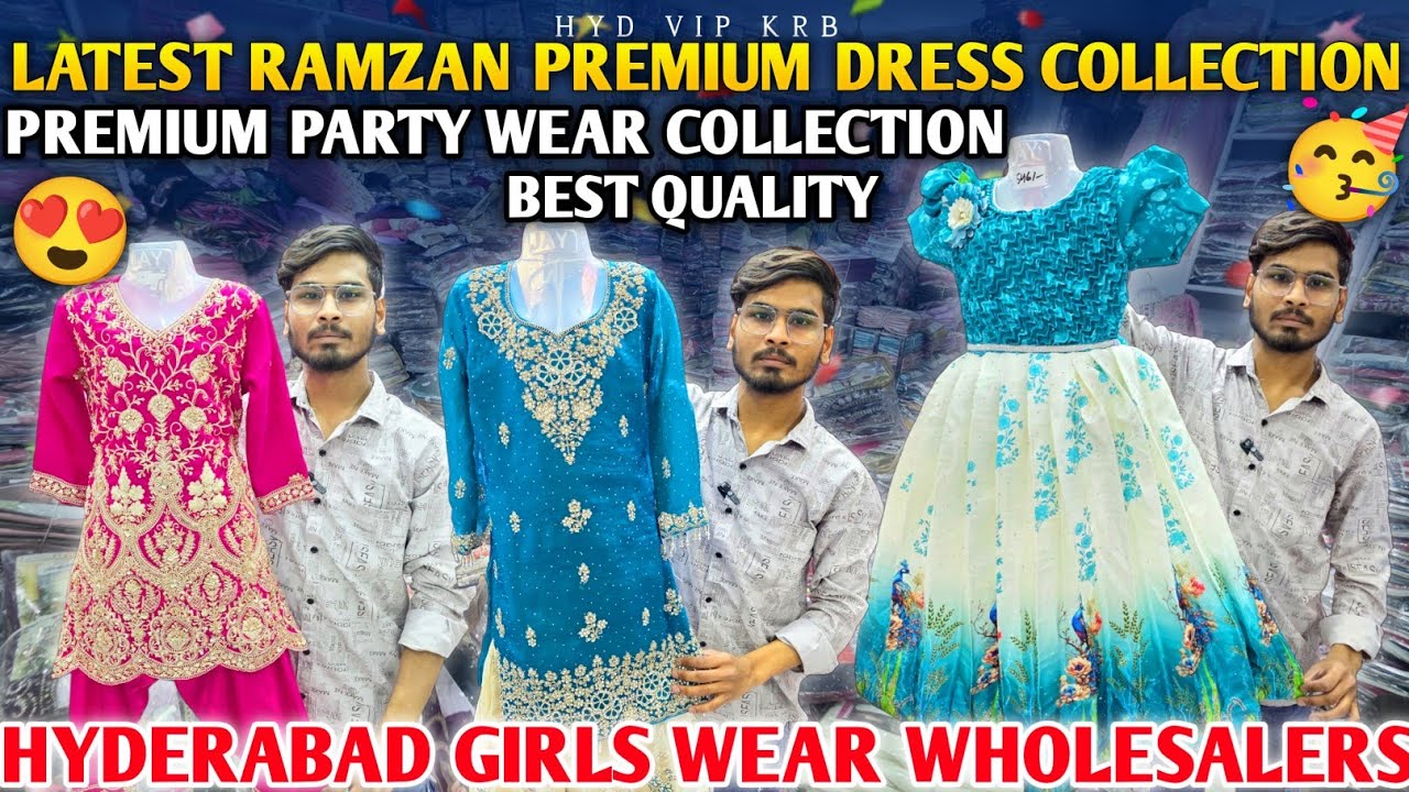Latest Kids wear Fancy Readymade Suits Ramzan Special | hyderabad wholesale market