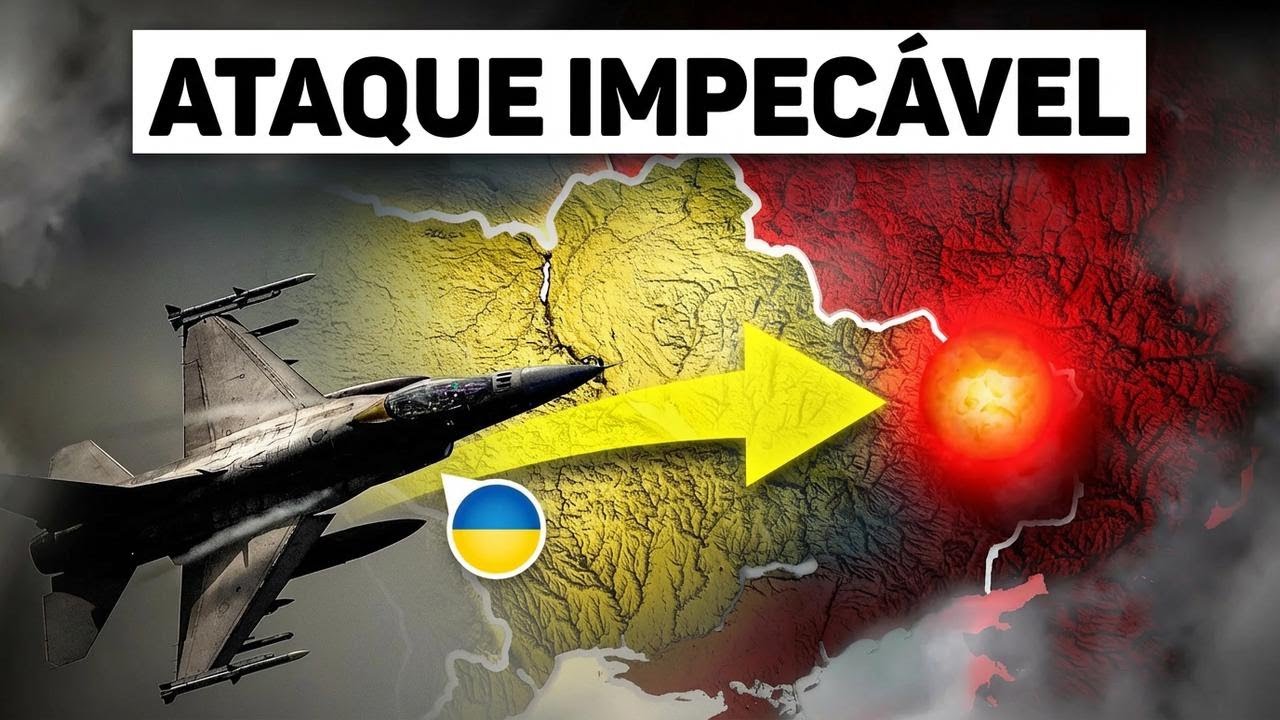 Piloto ucraniano de F-16 faz manobra inacreditável e tudo foi gravado
