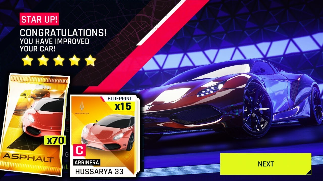 ASPHALT 9 | Opening 70 Arrinera Hussarya 33 packs & Test Drive