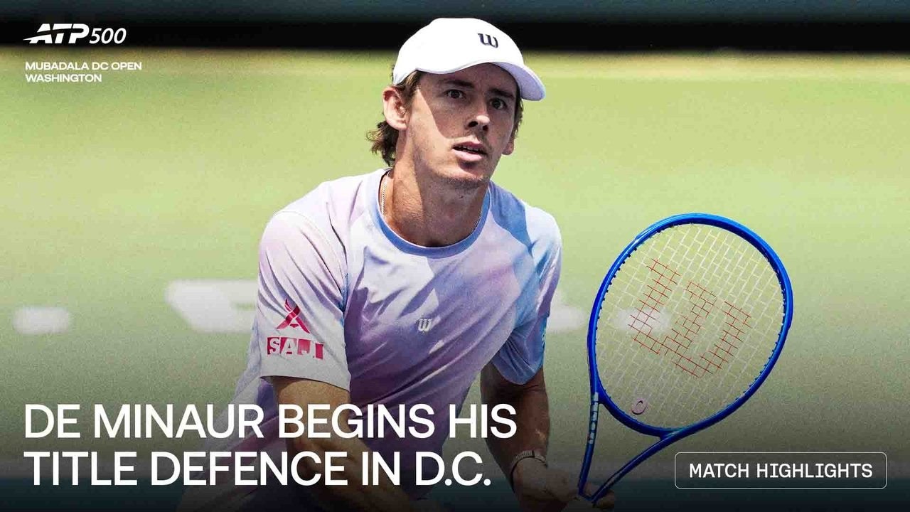 Alex de Minaur vs Stefanos Tsitsipas | 2026 DC Open Round 1