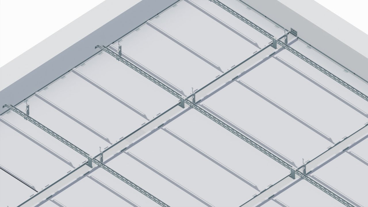 How-To -Install: METAL B-H 300 on U-Profile with C-Profile | Knauf Ceilings